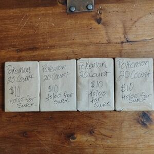 Pokemon Card Packs 20 Count
